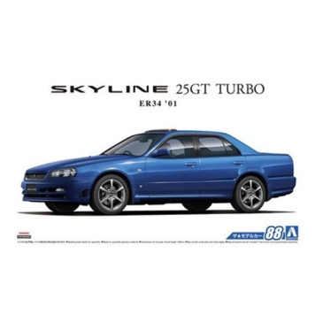 Nissan Skyline ER34 25GT Turbo &01 Scale Model Kit