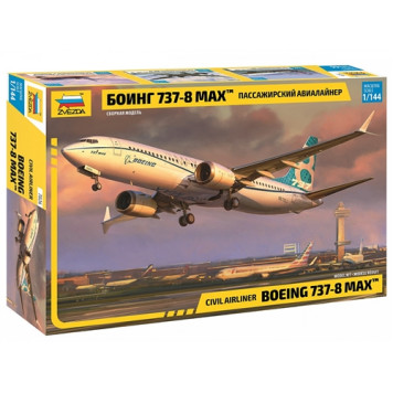 Boeing 737-8 MAX Passenger Airliner Scale Model