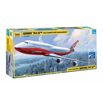 Boeing 747-8 Intercontinental Passenger Airliner Model Kit