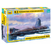 K-3 "Leninsky Komsomol" Nuclear Submarine Model Kit