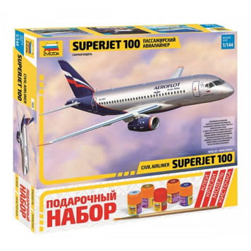 Superjet 100 Regional Passenger Aircraft Model
