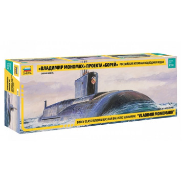 Russian Borey-Class Atomic Submarine "Vladimir Monomakh" Scale Model