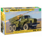 BM-21 Grad Soviet Multiple Rocket Launcher Scale Model BM-21 Grad Soviet Multiple Rocket Launcher Scale Model