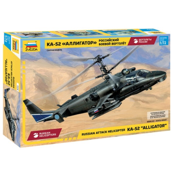 Russian Alligator Combat Helicopter Model Kit