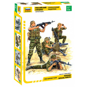 Russian Special Forces Fire Support Team Model Kit