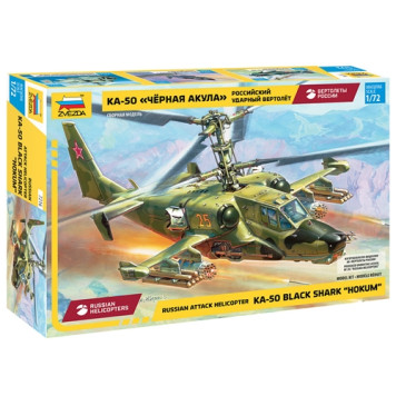 Russian Attack Helicopter "Black Shark" Scale Model
