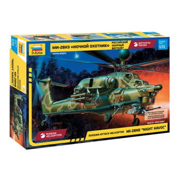 Russian Mi-28NE "Night Hunter" Attack Helicopter Model Kit