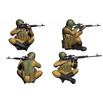 Soviet Paratroopers Model Kit - Afghanistan War-11