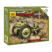 Soviet 76mm Regimental Gun with Crew - Historical Model Kit Soviet 76mm Regimental Gun with Crew - Historical Model Kit