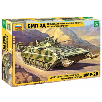 Soviet BMP-2D Infantry Fighting Vehicle Model Kit (Afghan War Edition)