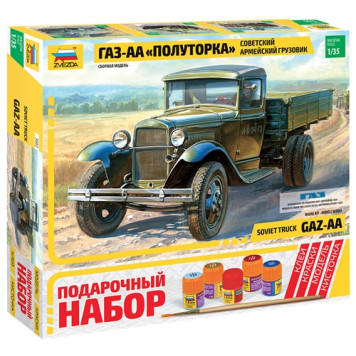 Soviet Military Truck "Polutorka" (GAZ-AA) Model Kit