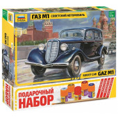 Soviet GAZ M1 Military Car Model Kit Soviet GAZ M1 Military Car Model Kit
