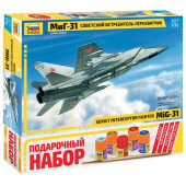 Soviet MiG-31 Interceptor Fighter Model Kit