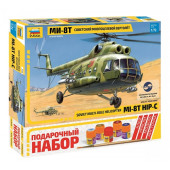 Soviet Multirole Military Helicopter Mi-8T Model Kit