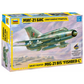 Soviet MiG-21BIS Fighter Jet Plastic Model Kit