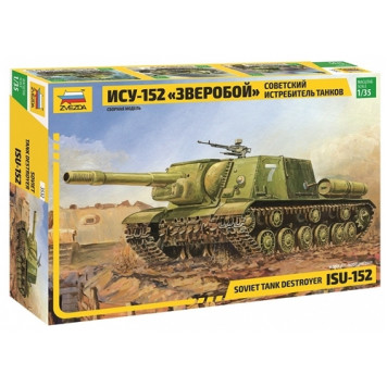 Soviet Tank Destroyer ISU-152 "Beast Killer" Plastic Model Kit