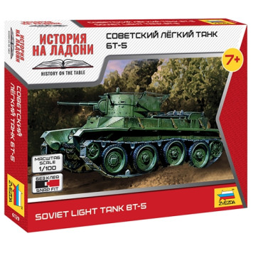 Soviet BT-5 Light Tank Plastic Model Kit