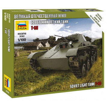 Soviet Light Tank T-60 Plastic Model Kit