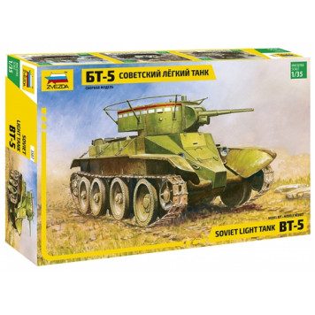 Soviet BT-5 Light Tank Plastic Model Kit