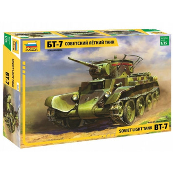 Soviet BT-7 Light Tank Plastic Model Kit