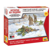 Soviet Maxim Machine Gun with Crew 1941-1943 (Winter) Model Kit Soviet Maxim Machine Gun with Crew 1941-1943 (Winter) Model Kit