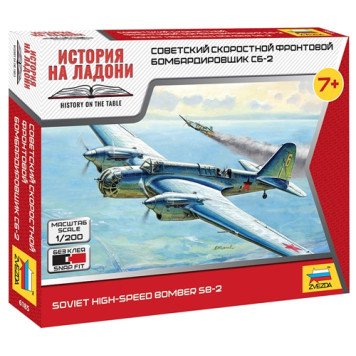 Soviet SB-2 Fast Frontline Bomber Model Kit