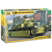 Soviet Medium Tank T-28 Model Kit