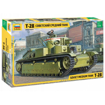 Soviet Medium Tank T-28 Model Kit