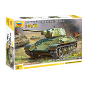 Soviet Medium Tank T-34/76 (Model 1943) - Easy Assembly Model