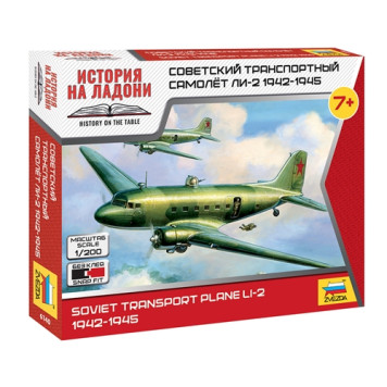 Soviet Li-2 Transport Aircraft Plastic Model Kit (1942-1945)