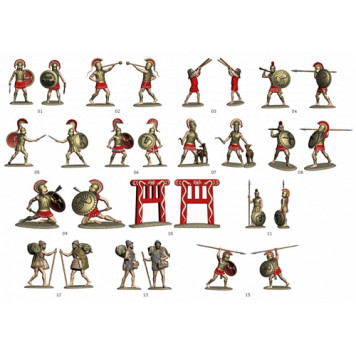 Spartan Warriors V-IV Centuries BC Model Kit-1