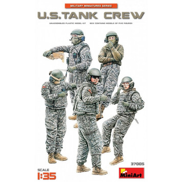 Modern US Tank Crew Assembly Model