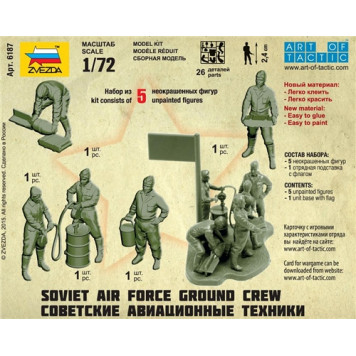 Soviet Aviation Technicians Model Kit-4