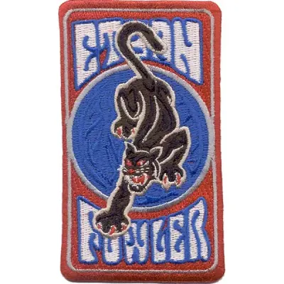 Parche térmico bordado de skate Panther