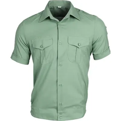 Uniform-Hemd Kurzarm Tarngrün