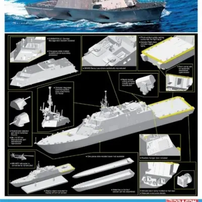 Сборная модель АМЕР.КОРАБЛЬ U.S.S. FREEDOM LCS-1