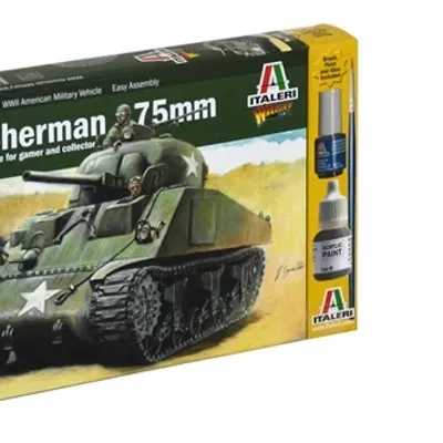 제2차 세계대전 모델 키트: M4 셔먼 전차 75mm