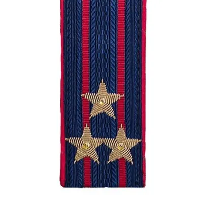 Boa d'épaule en laiton pour grade de colonel de l'uniforme MVD