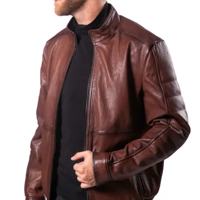 Emora 71-80 Chaqueta de cuero para hombre