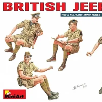 Britisches Jeep-Crew-Set