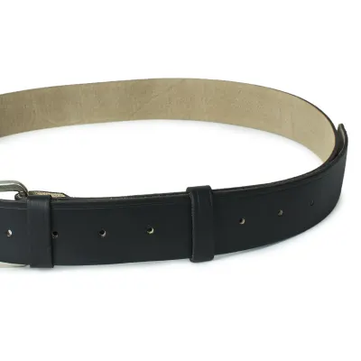 Tactical Leather Belt with Steel Buckle