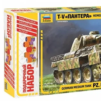 German Medium Tank T-V "Panther" Model Kit