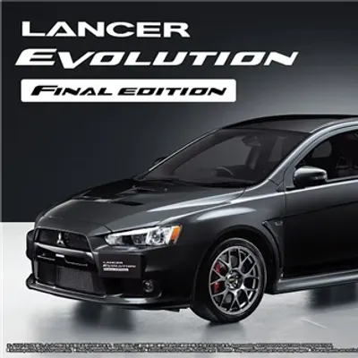 Mitsubishi Lancer Evolution X Final Edition Model Kit (Phantom Black Pearl 2 Tone)