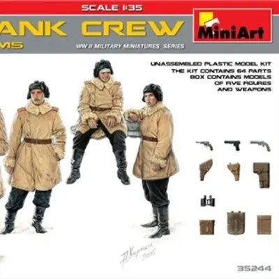 Soviet Tank Crew Winter Uniform Assembly Model - Special Edition
