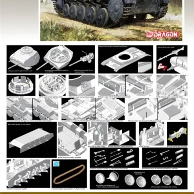 Pz.Kpfw.II Ausf.F 전차 모델 키트