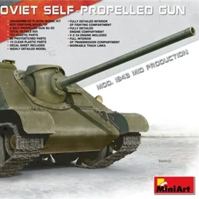 SU-85 1943년형 풀 인테리어 조립 키트