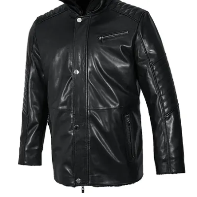 Chaqueta de Cuero con Piel de Oveja MK/17-32K Vegital