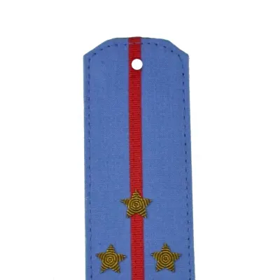 Stellvertretender Hauptmann MVD Schulterklappen Messing Abzeichen