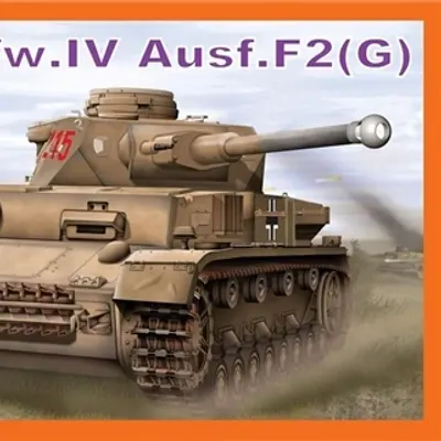 Pz.Kpfw. IV Ausf. F2 플라스틱 모델 탱크