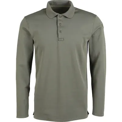 Taktisches Polo-Shirt Argon Langarm Oliven